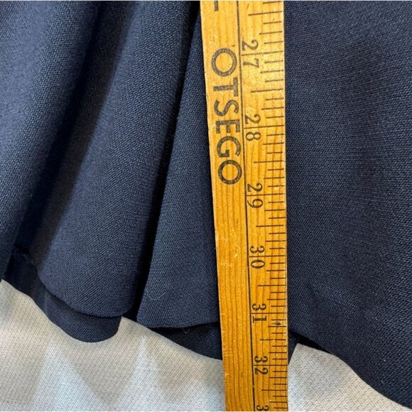 Ann Taylor LOFT Petite Dress OP Black Cap Sleeve A-Line Short Sleeve - Picture 4 of 8